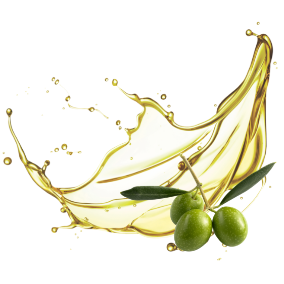 Abstract image of oil and olives